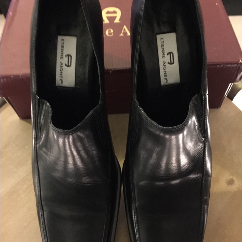 Women’s Pumps, Black Etienne Aigner, Size 11M US